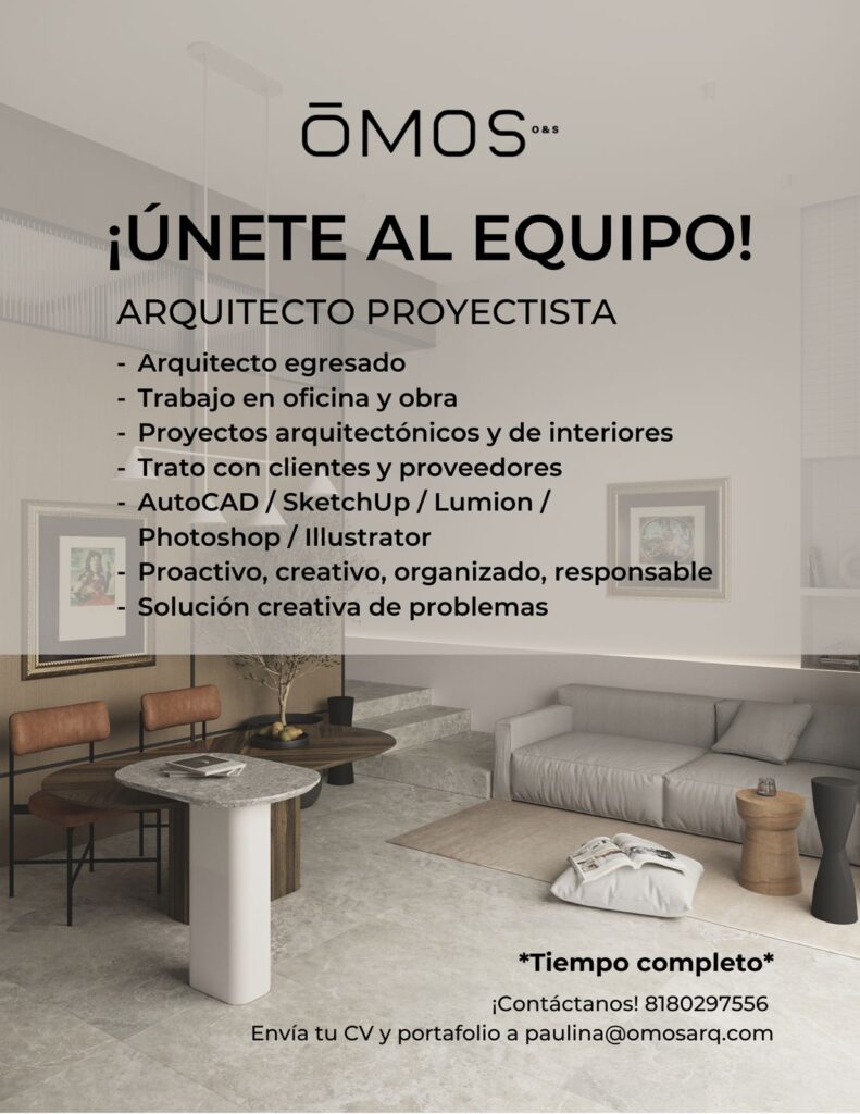 Vacante OMOS ARQUITECTOS