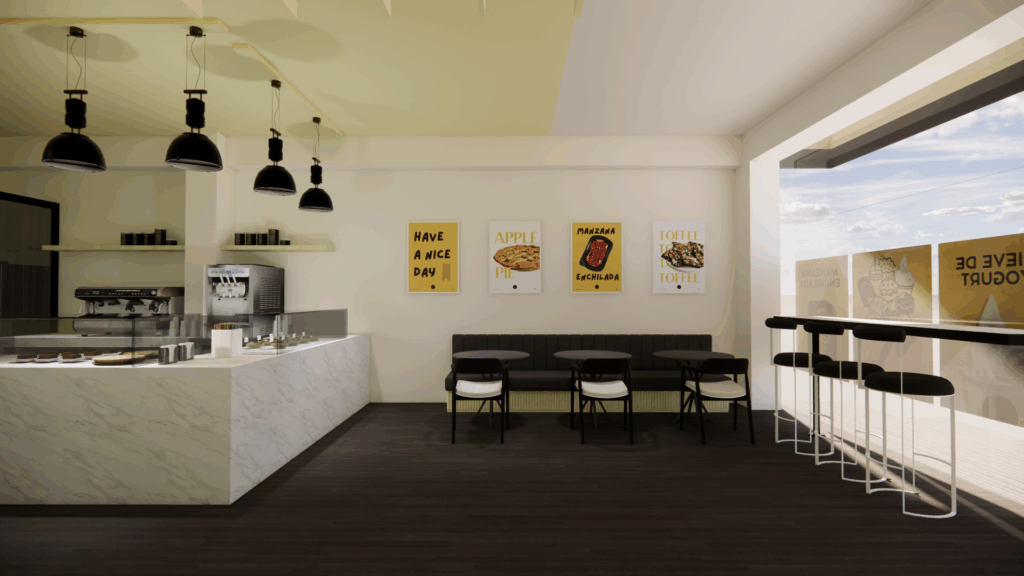 Diseño Interior para Dulce y Salado Delicatessen