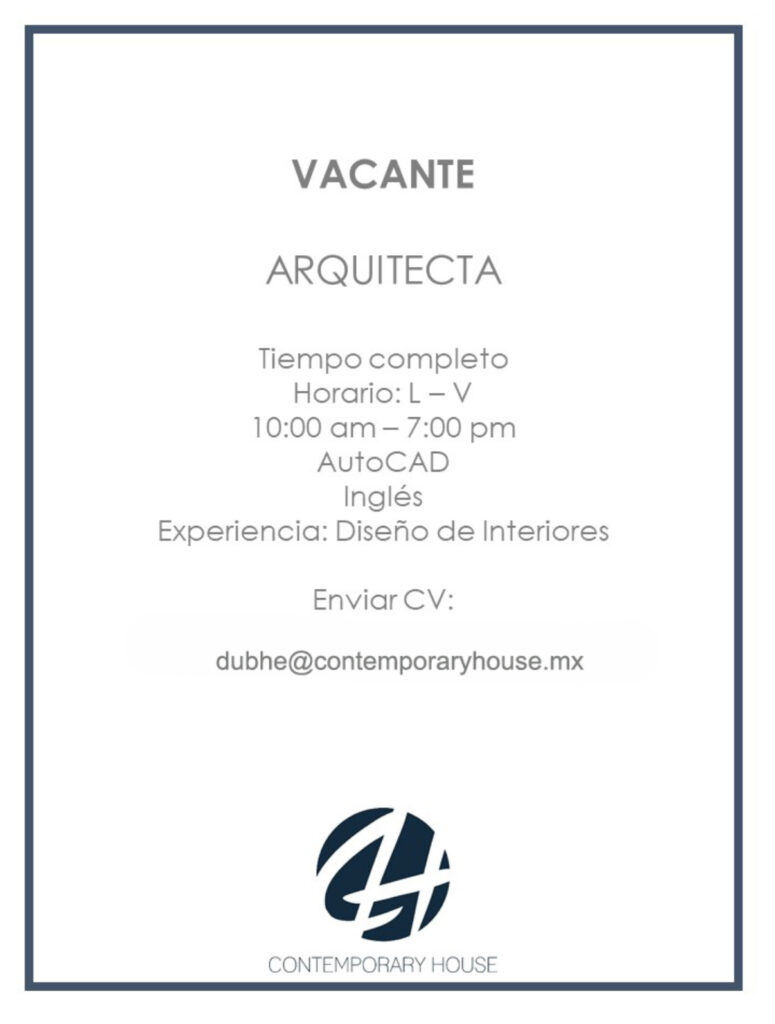 ARQUITECTA DE INTERIORES