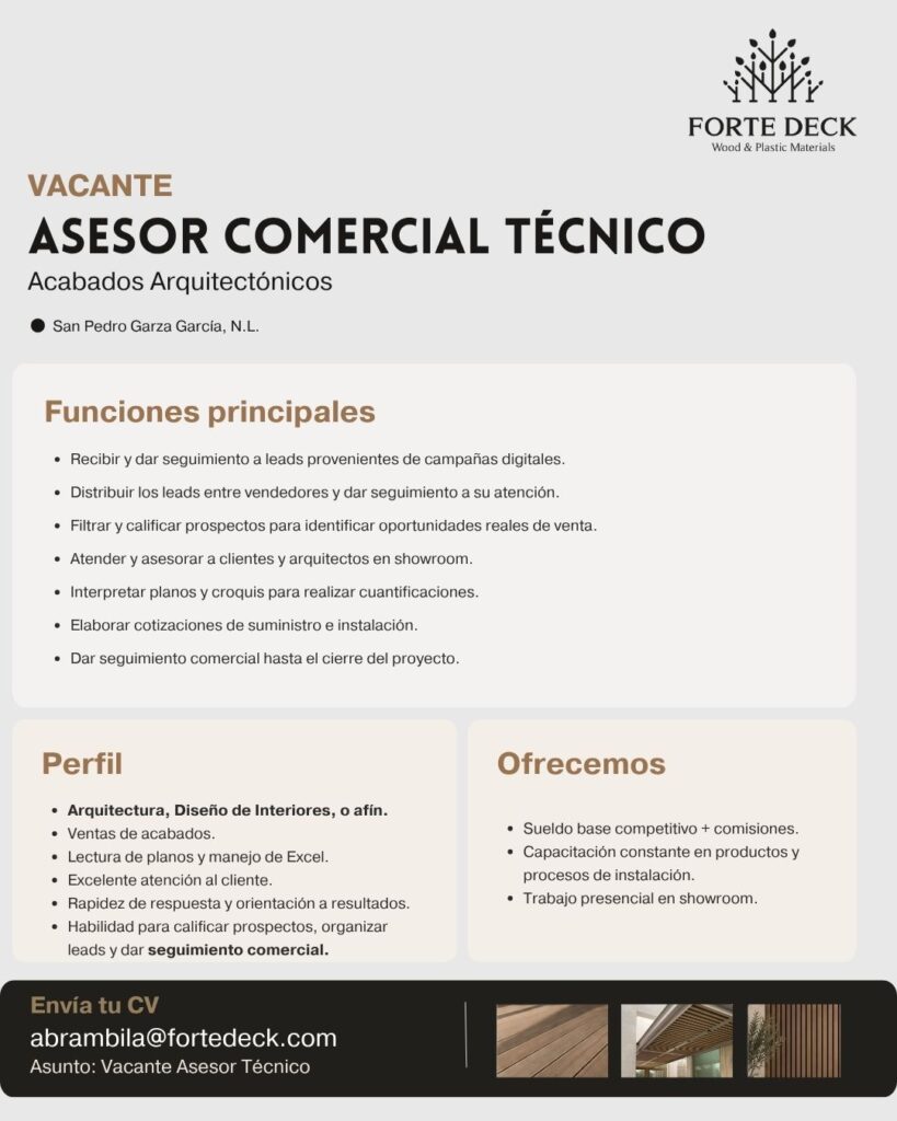 Asesora comercial técnica